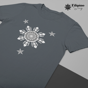 Men's Philippine Sun And Stars Tribal Logo Tee