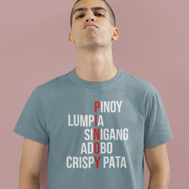 Men's Pinoy Filipino Delicacies Shirt
