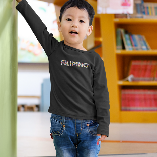 Kid's Filipino in Abstract Colors Shirt
