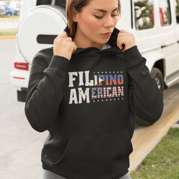 Unisex FilAm With Flags Hoodie