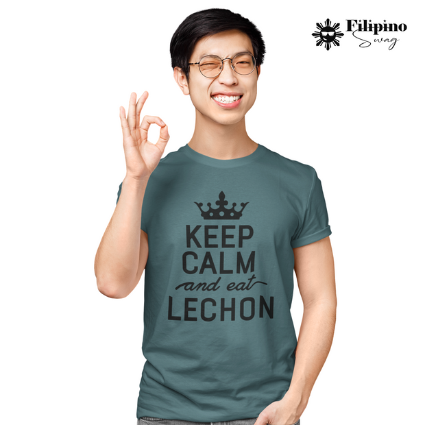 Men's Keep Calm and Eat Lechon Tee