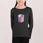 Kid's Filipino USA Flag Mashup Shirt
