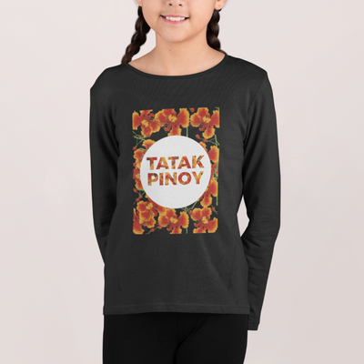 Kid's Tatak Pinoy Orchid Floral Shirt