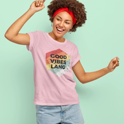 Women's Good Vibes Lang Retro Shirt