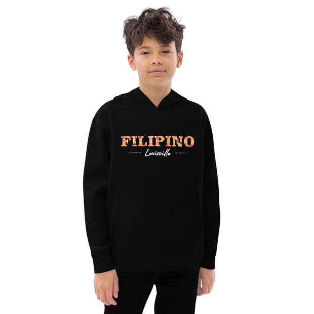 Kids Filipino Louisville (Orange) Hoodie