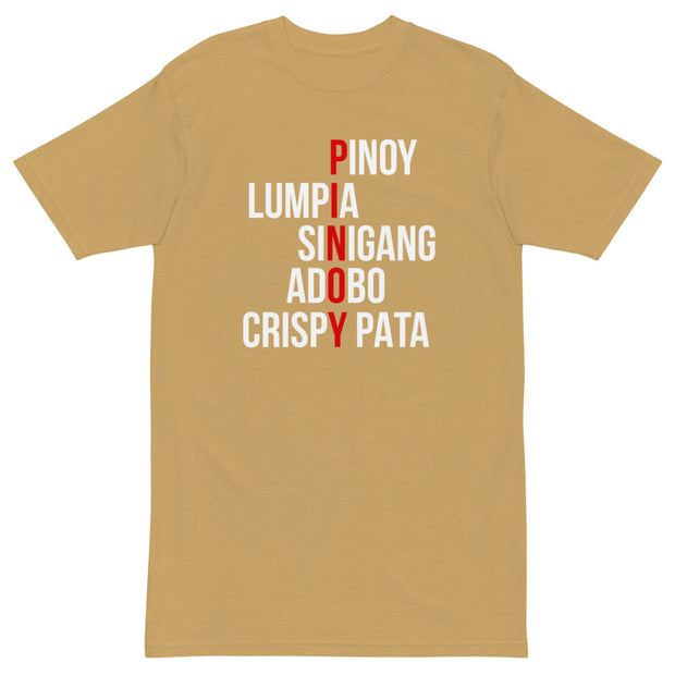 Men's Pinoy Filipino Delicacies Shirt