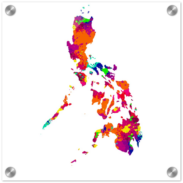 Philippines Map Premium Acrylic Print
