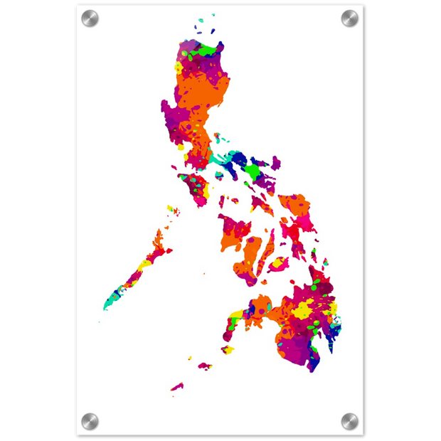 Philippines Map Premium Acrylic Print