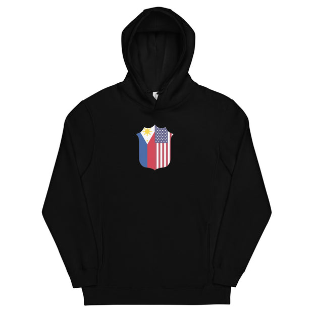 Unisex Filipino USA Flag Mashup Hoodie