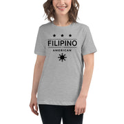 Women's Filipino American Three Stars and a Sun Shirt