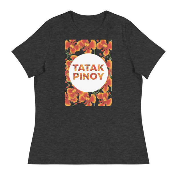 Women's Tatak Pinoy Orchid Floral Shirt