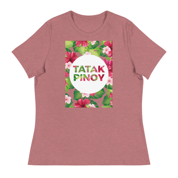 Women's Tatak Pinoy Gumamela Floral Shirt