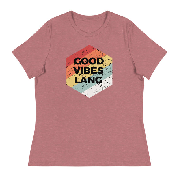 Women's Good Vibes Lang Retro Shirt