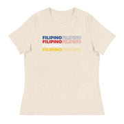 Women's "Colors of the Flag" Filipino Shirt