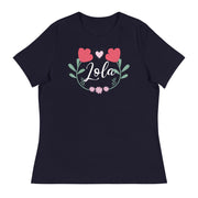 Women's Lola With Flowers Filipino Shirt