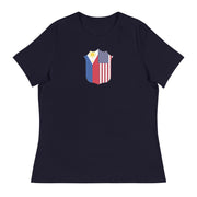 Women's Filipino USA Flag Mashup Shirt