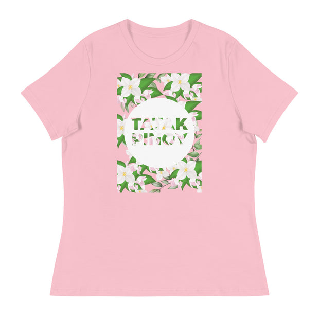 Women's Tatak Pinoy Sampaguita Floral Shirt