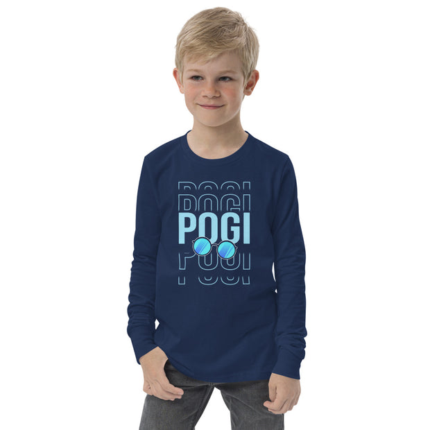 Kid's Cool Blue "Pogi" Filipino Shirt
