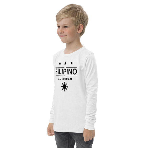 Kid's Filipino American Three Stars and a Sun Shirt